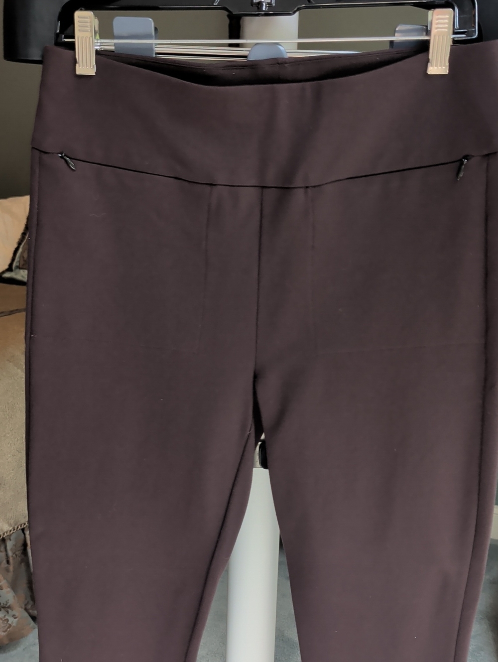 CAbi Pull-On Leggings in Chocolate Brown